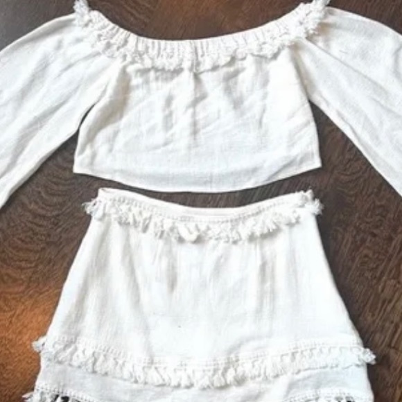 Skyler & Madison OFF WHITE MATCHING SET Small - Picture 6 of 10